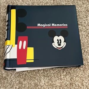 NWT Hallmark Disney Mickey Mouse Magical Memories Album - Blue, Red, Yellow